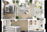 Apartament 2 camere de vânzare în Sebeș – 83 mp utili – Strada Transilvania