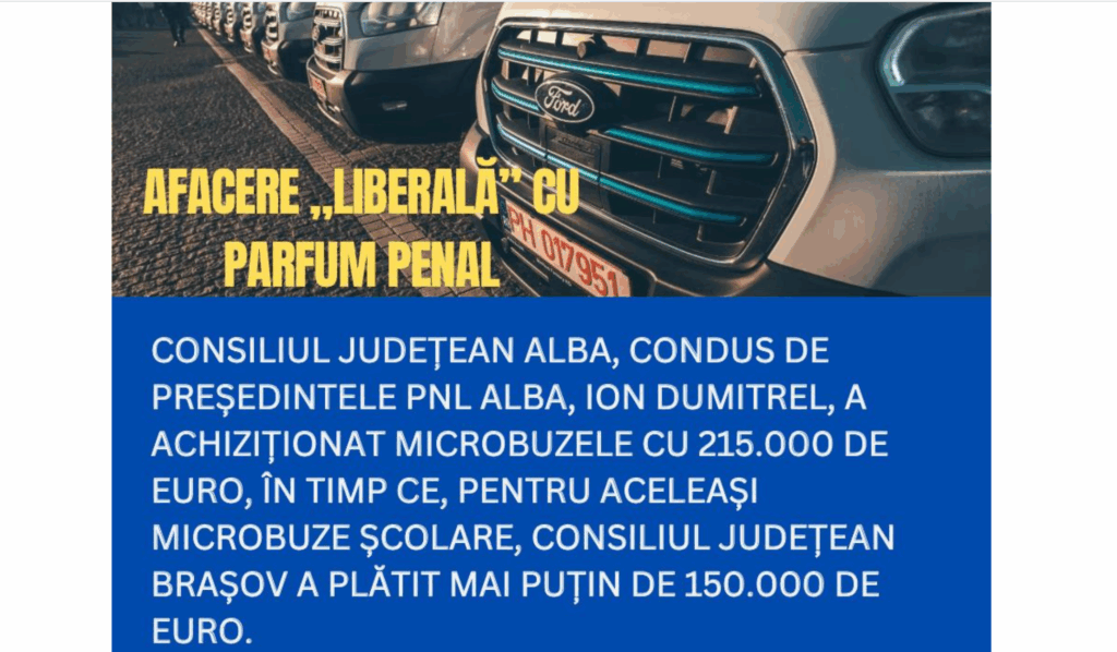 Afacere „liberală” cu parfum penal – microbuze școlare cumpărate la preturi umflate pe bani europeni post thumbnail image