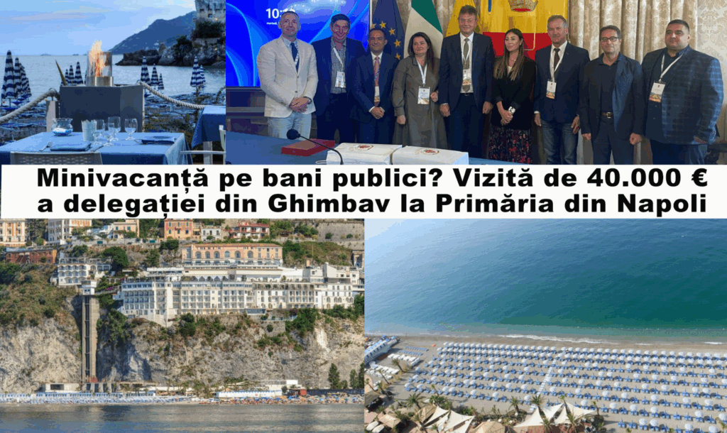 Minivacanță pe bani publici? Vizită de 40.000 Euro a delegației din Ghimbav la Primăria din Napoli post thumbnail image