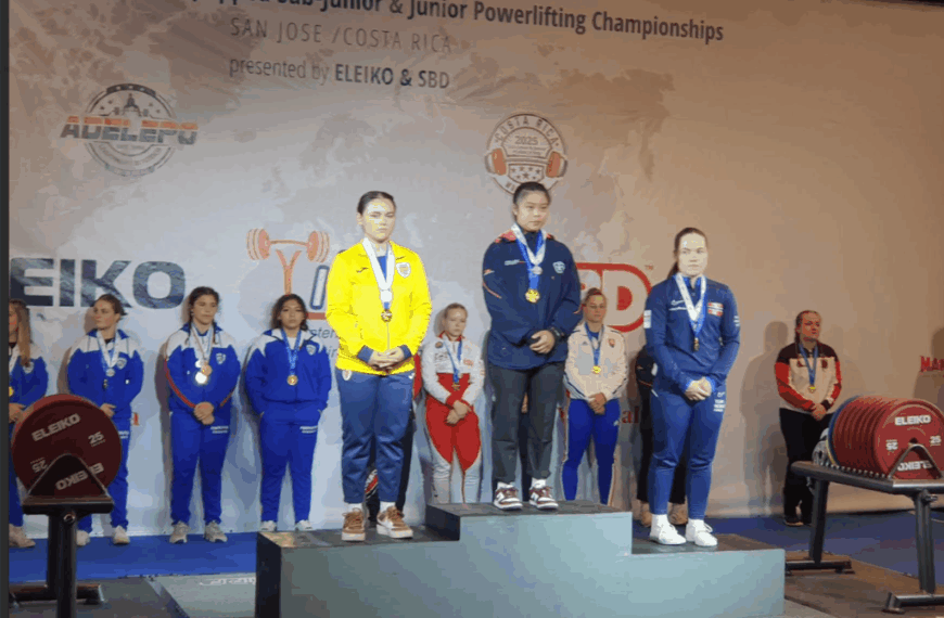 Medalii de argint și bronz pentru sportiva CS Unirea, Alexandra Cazacu, la Campionatul Mondial de Powerlifting din Costa Rica