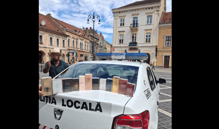 Comerț stradal neautorizat, sancționat de Poliția Locală Brașov