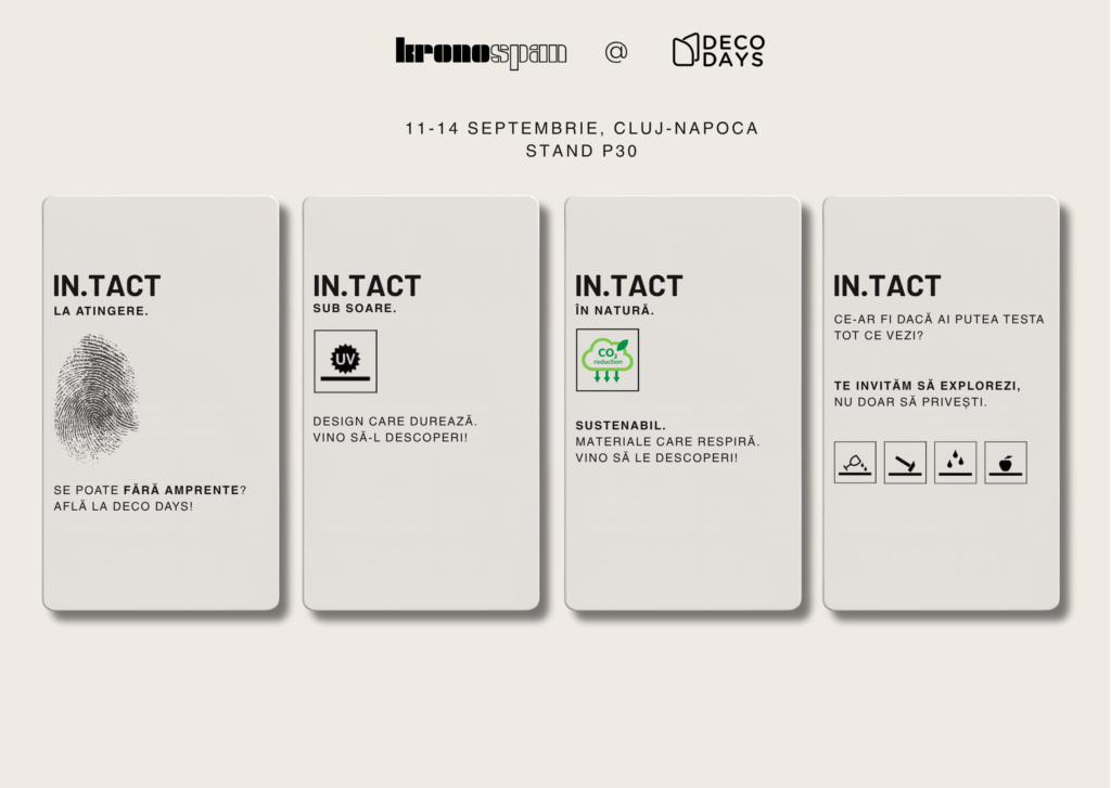 IN.TACT, concept inovator Kronospan la Deco Days 2025: un manifest pentru designul care rezistă! post thumbnail image
