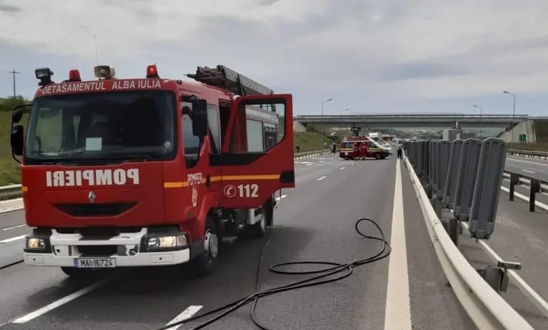 Incendiu in orașul Cugir. post thumbnail image