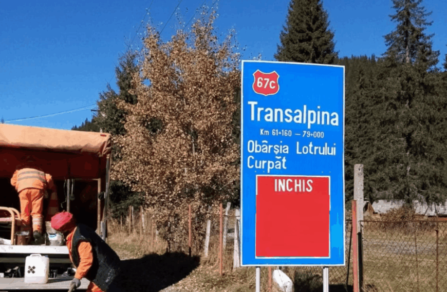 Hotelierii de pe Transalpina, revoltați: CNAIR și autoritățile din Alba închid drumul montan cu peste o lună înainte de termenul oficial. „În alte țări se investește, la noi se pune bariera!”