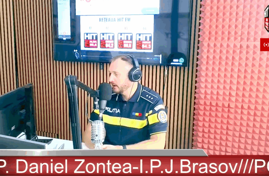 Poliția Brașov desfășoară controale privind purtarea centurii de siguranță și folosirea telefoanelor la volan