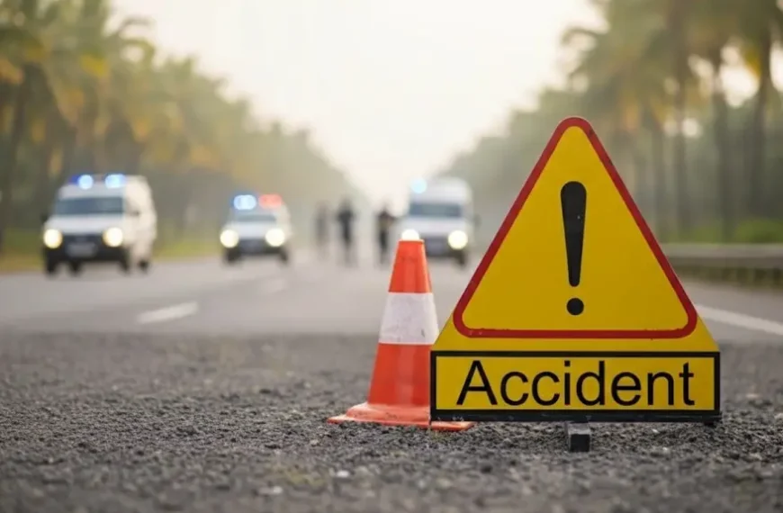 Accident pe Autostrada A1, în zona localității Ilia