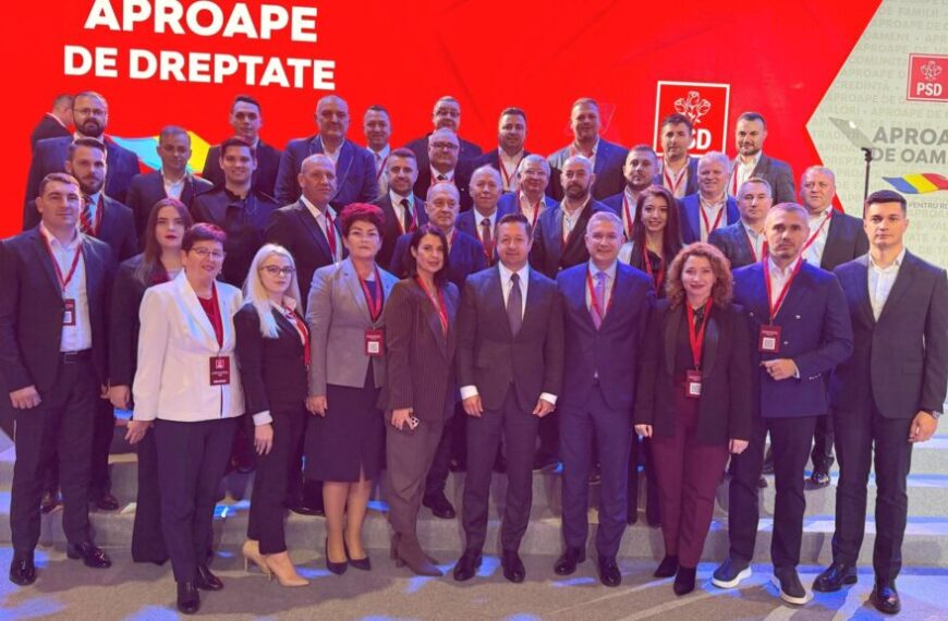 Marius Dunca, președintele PSD Brașov, felicitat pentru alegerea sa ca vicepreședinte al Partidului Social Democrat