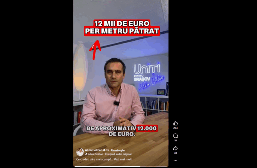 Allen Coliban critică costurile uriașe pentru restaurarea troițelor din Brașov: „De șapte ori mai scumpă decât Catedrala Mântuirii Neamului”