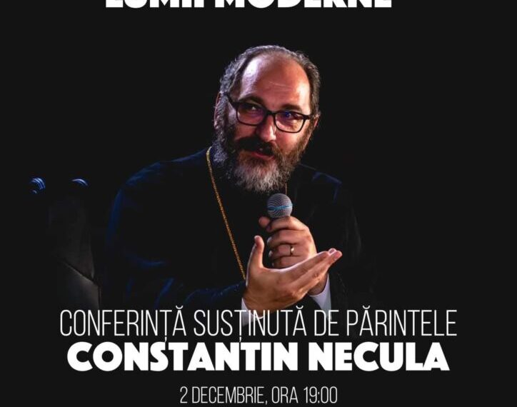Astăzi, ora 19:00 „Tinerii și provocările lumii moderne”, conferință susținută de Părintele Constantin Necula, pe scena Casei de Cultură a Studenților Alba Iulia