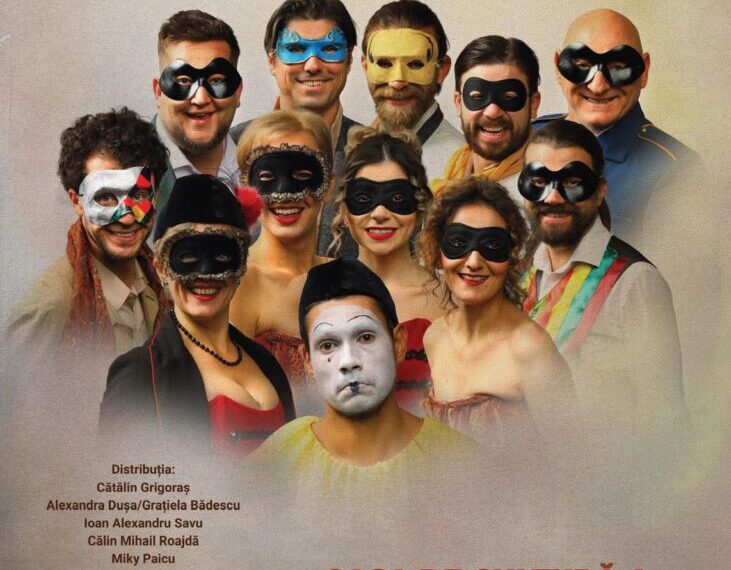 Miercuri, ora 19:00 „D’ale Carnavalului”, spectacol aniversar cu ocazia împlinirii a 103 ani, de la inaugurarea „Teatrului Caragiale” din Alba Iulia, pe scena Casei de Cultură a Studenților