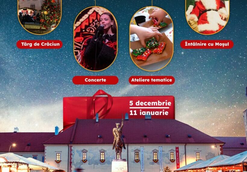 Sunteți așteptați la atelierele lui Moș Crăciun, la Palatul Principilor Transilvaniei din Alba Iulia