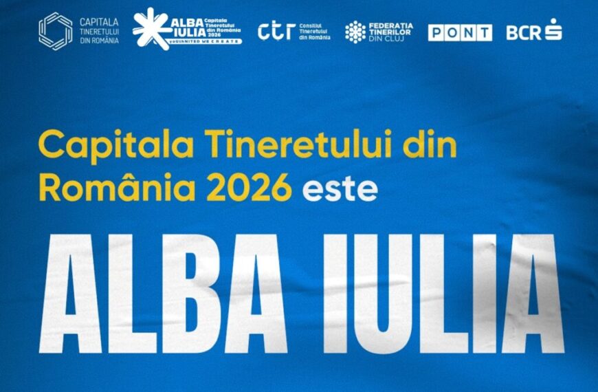Municipiul Alba Iulia lansează astăzi oficial programul „Capitala Tineretului din România 2026”: un nou model de co-guvernanță cu tinerii