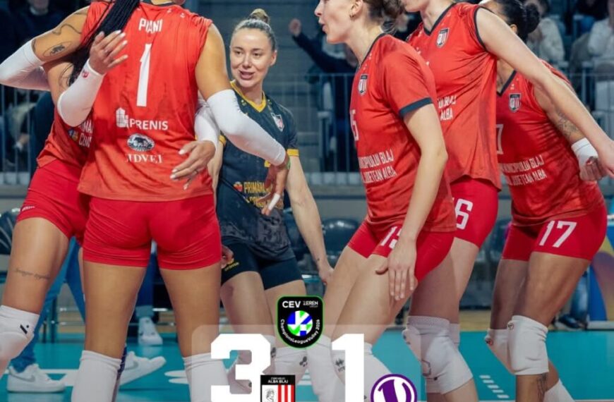 Volei Alba Blaj calificare în sferturile de finală ale Cupei CEV. Victorie cu Volero Le Cannet