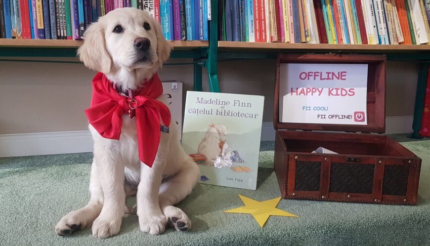 O „zi a Cititului” inedită, la Sebeș, alături de o cățelușă – bibliotecară