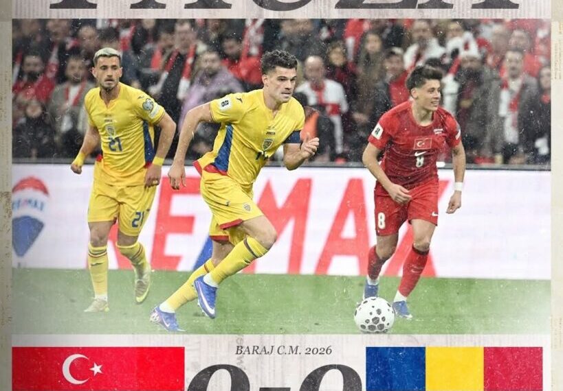Turcia – România 0 – 0, la pauza barajului pentru Campionatul Mondial