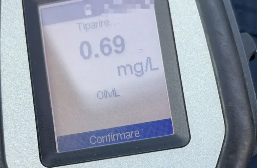 Acțiune a polițiștilor în trafic, pentru depistarea șoferilor băuți și sub influența drogurilor. Peste 600 de testări pentru alcool și 16 permise de conducere reținute