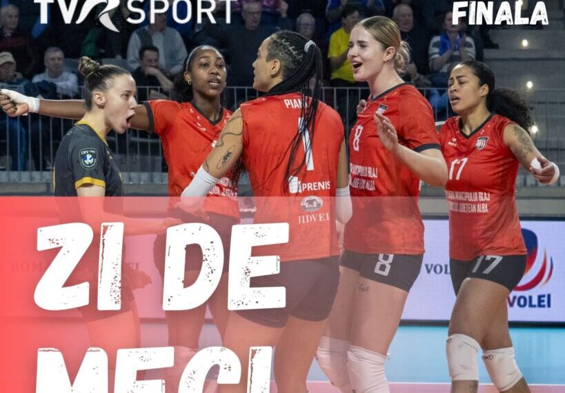 Duminică, ora 19:00 Volei Alba Blaj – Dinamo București, în finala Cupei României. Meciul se disputată în Arena din „Mica Romă”