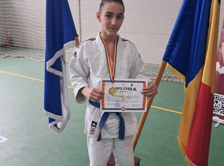 Judoka Lukas Potopea (CS Unirea Alba Iulia), locul I la Campionatul National Școlar