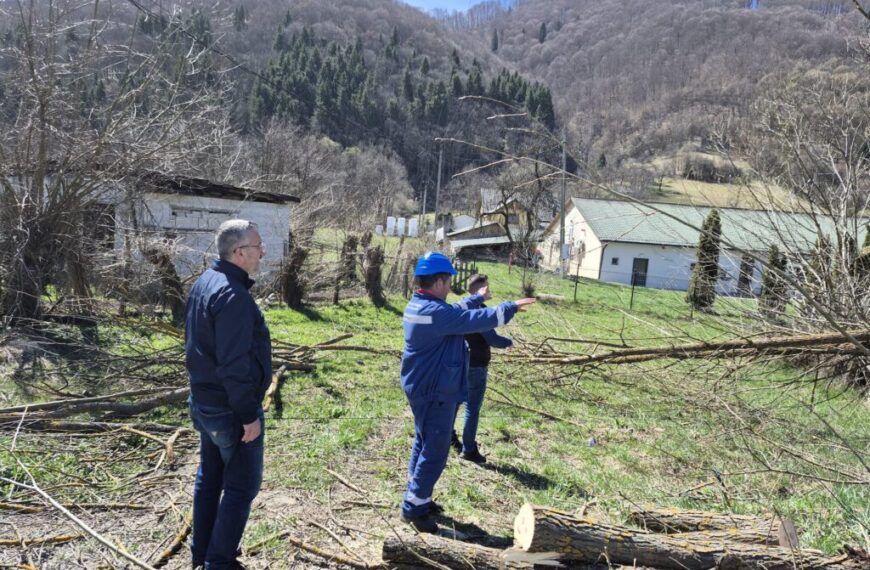 Continuă activitățile de întreținere și toaletare a culoarelor de siguranță, aferente liniilor electrice din județul Alba