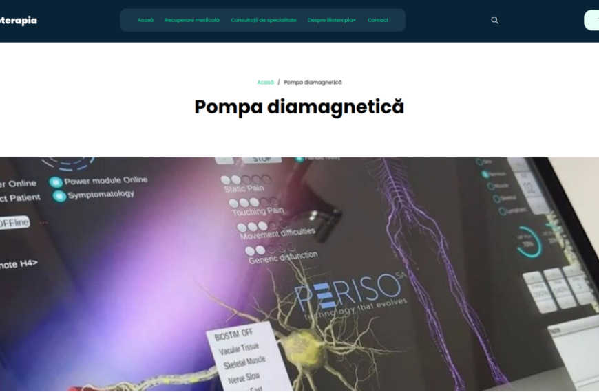 Tehnologie unică în Alba Iulia: terapia cu pompă diamagnetică, disponibilă la Bioterapia