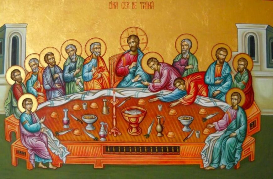 Joia Mare: Cina cea de Taină, rugăciunea arhierească din Grădina Ghetsimani și prindea lui Isus Hristos