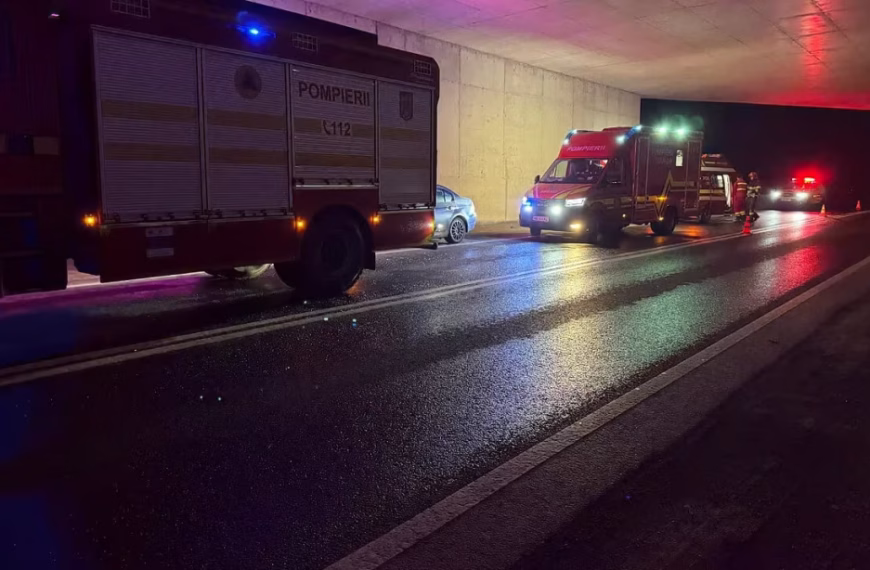 Tânăr din Vințu de Jos, a decedat după ce a intrat cu mașina, în pasajul Autostrăzii A1
