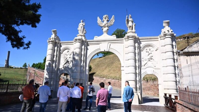 S-au încheiat lucrările de reabilitare a Porții Întâi a Cetății Alba Carolina