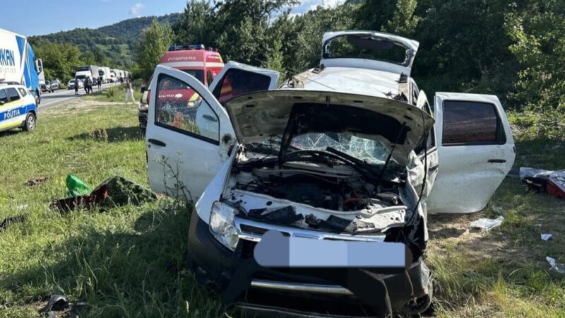 Accident pe Valea Cernei: victima incarcata