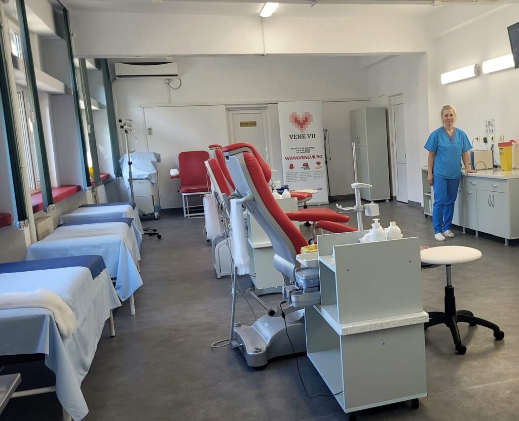 Apel pentru donare de sânge. Se caută donatori cu grupele O pozitiv și A negativ