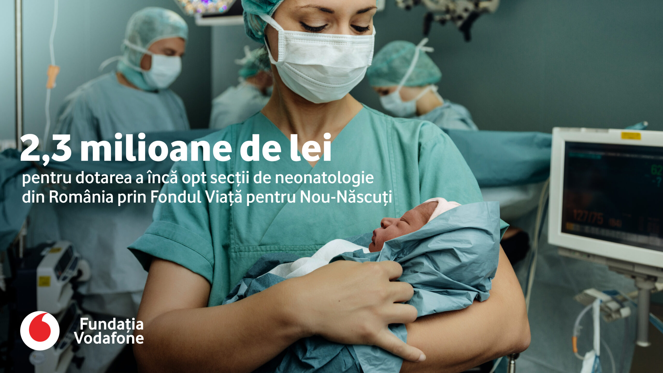 Fundația Vodafone susține sănătatea nou-născuților
