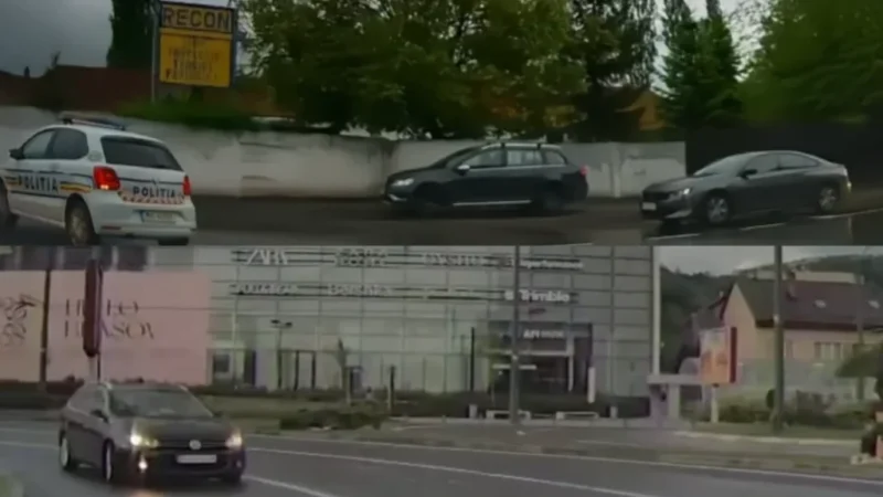 Incidente în traficul din Brașov: șoferi surprinși pe contrasens și pe trotuar