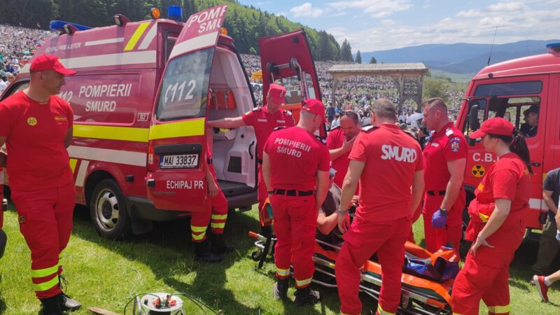 Pelerinaj cu intervenții medicale la Șumuleu Ciuc