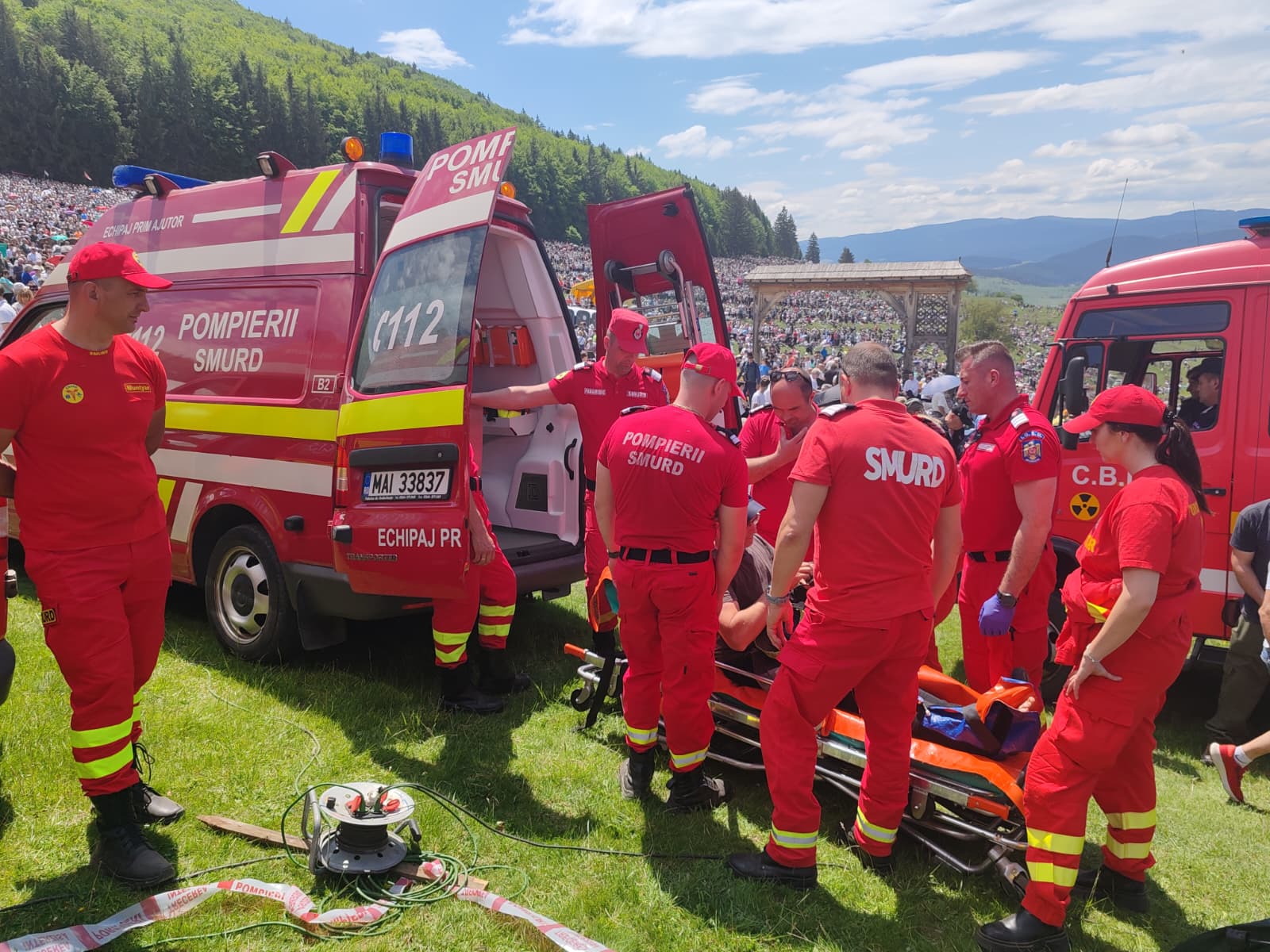 Pelerinaj cu intervenții medicale la Șumuleu Ciuc