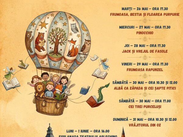 Spectacol de Teatru pentru Copii la Arlechino