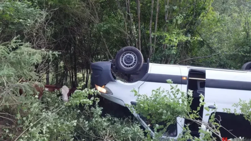 Accident rutier grav în Austria: microbuz plin cu români