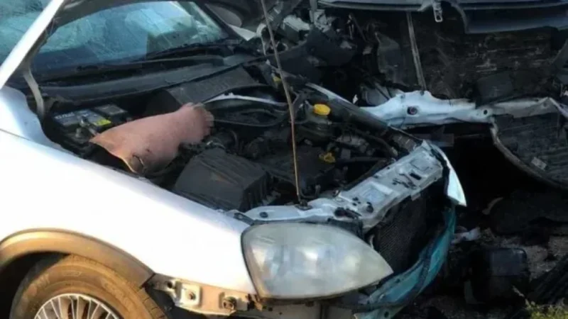 Accident rutier pe A1: cinci răniți