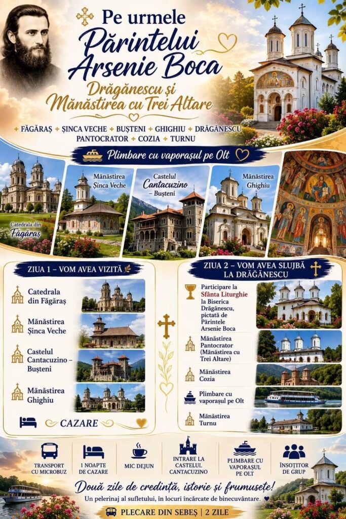 PE URMELE PĂRINTELUI ARSENIE BOCA