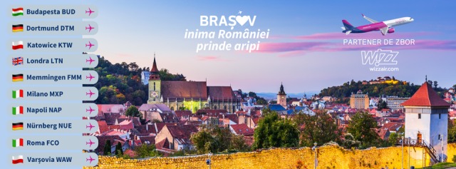Brașovul se conectează cu Varșovia