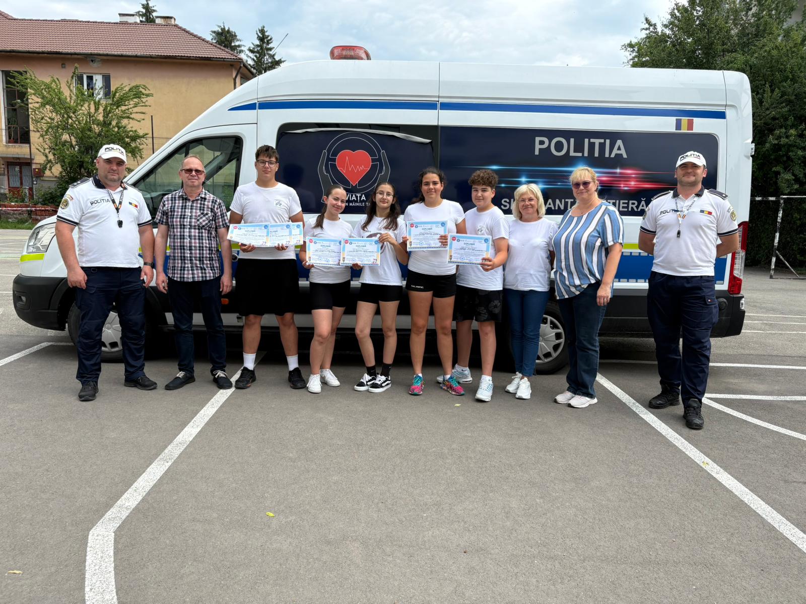 Elevii harghiteni promovează educația rutieră