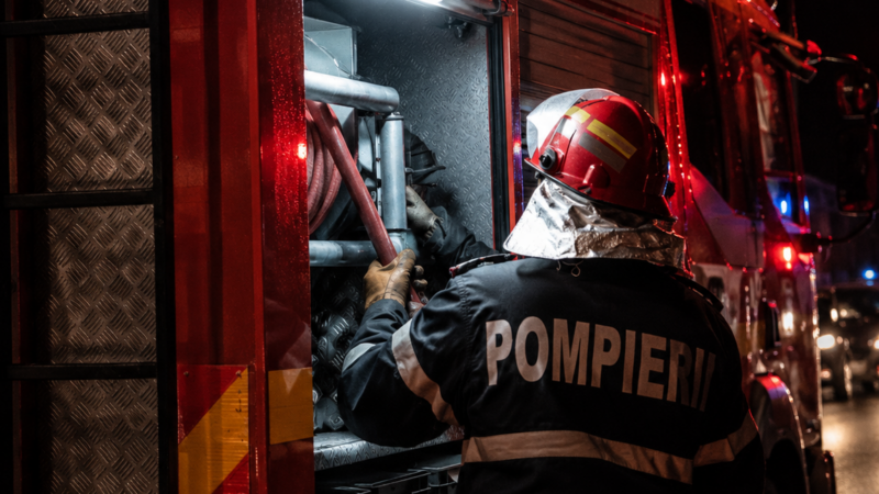 Incendiu la Spitalul de Psihiatrie din Tulgheș: 20 de pacienți evacuați