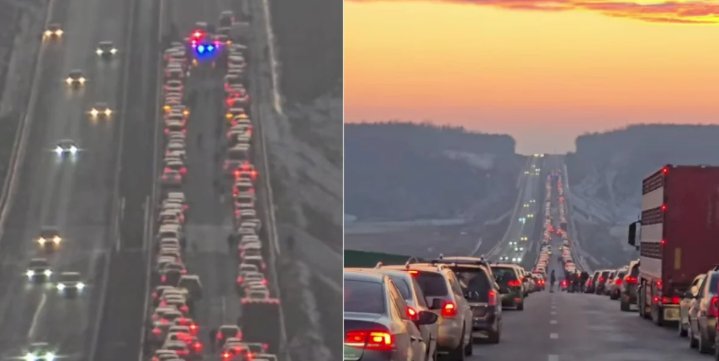 Inundatii pe DN 67C: Trafic oprit
