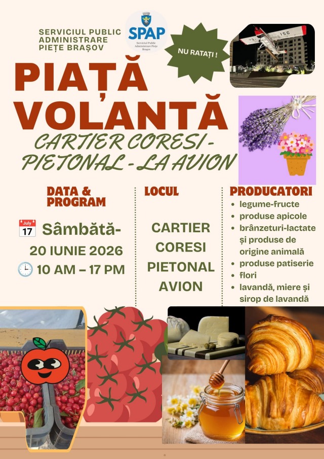 Piața Volantă: Gustul Autentic pe Pietonala Coresi