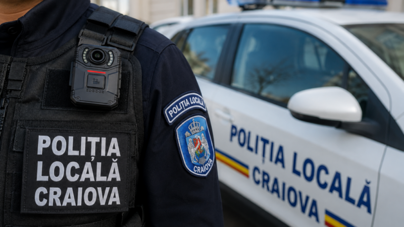 Poliția Locală Craiova: dotată cu bodycam-uri