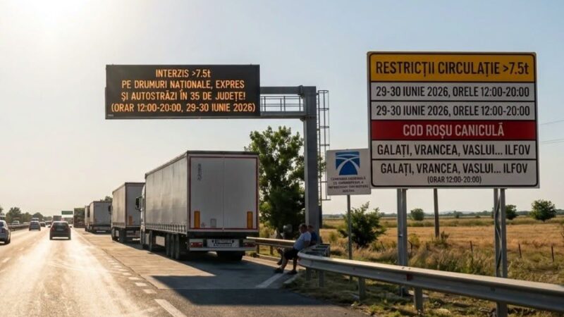 Restricții de circulație pe drumuri din 35 de județe