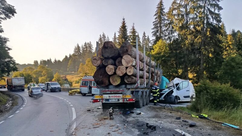Accident rutier grav la Băile Homorod