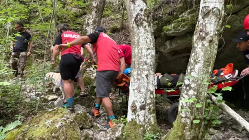 Bărbat de 38 de ani suferă o accidentare la picior în apropiere de Rimetea. Salvamont intervine prompt