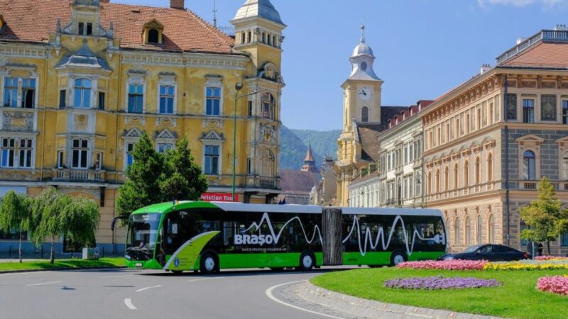 Brașov investește 10 milioane de euro într-o flotă de transport public complet electrică