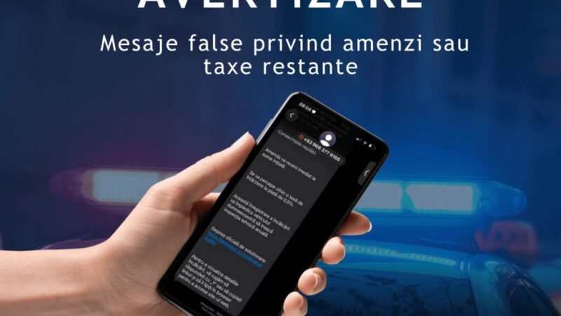 Campania de SMS-uri înșelătoare cu amenzi false continuă: Utilizatorii, ademeniți să achite taxe sau amenzi restante