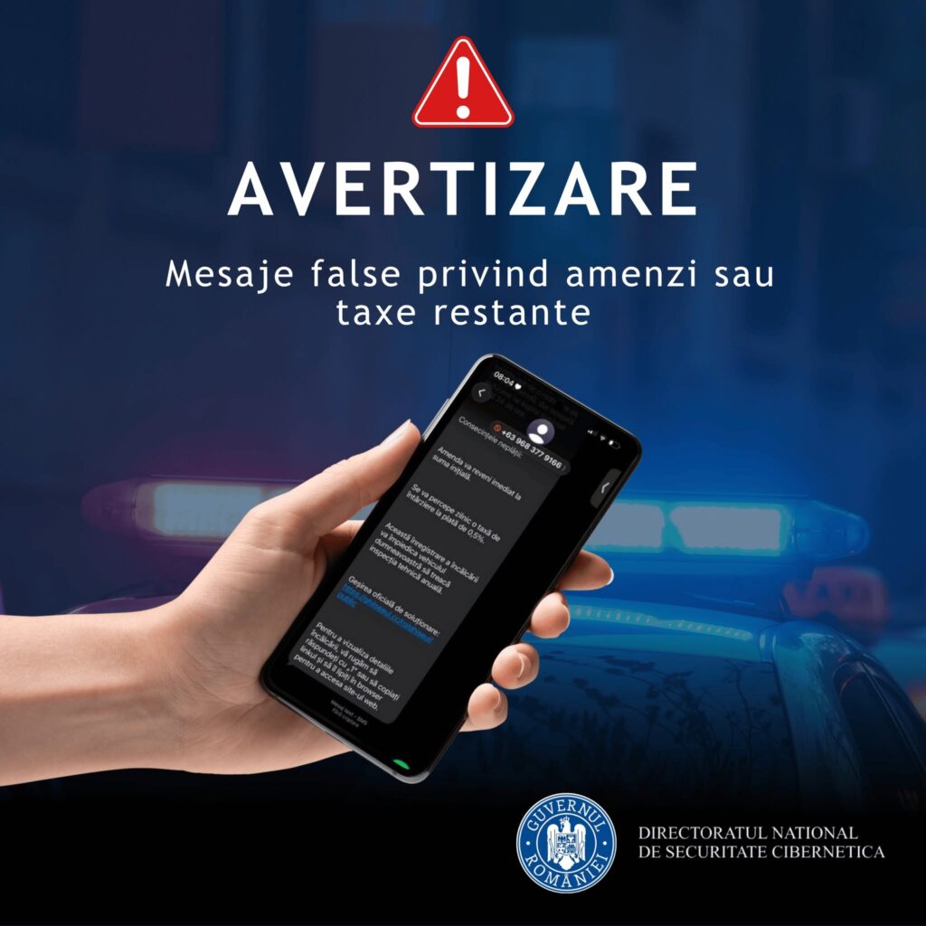 Campania de SMS-uri înșelătoare cu amenzi false continuă: Utilizatorii, ademeniți să achite taxe sau amenzi restante