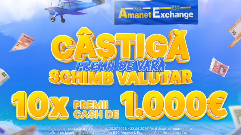 Câștigă 10.000 de euro cash la BSG